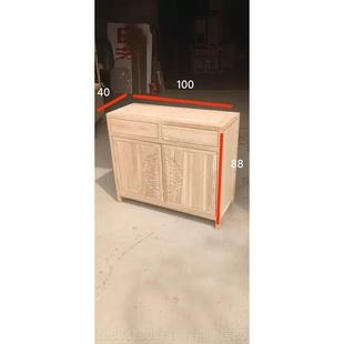 柜玄关柜储物柜备边餐柜柜新款 老榆木实木鞋 家直销促厂 新中式 正品