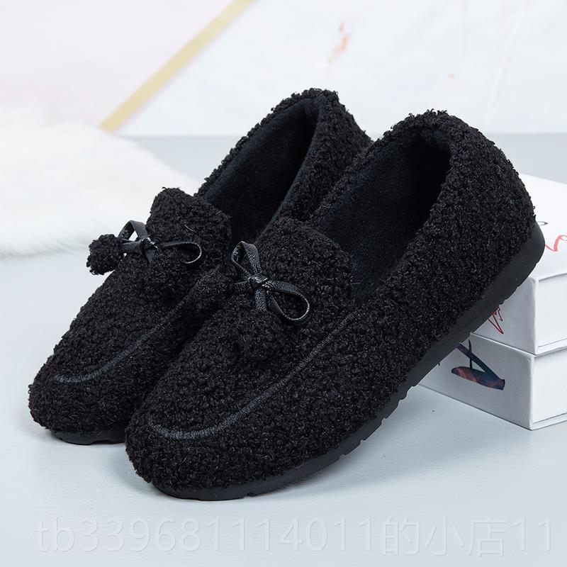 高档女士老北京棉鞋女季加冬绒暖秋冬保新款二棉鞋一女脚蹬防水防