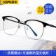 高档抗防蓝光眼镜护眼度睛士防男射平光镜女半框平镜可配近视辐有