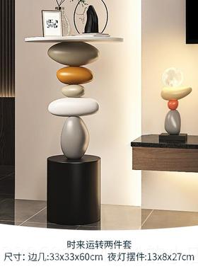 高档艺术奢大型落沙地摆件客厅电装视柜发旁边轻家居饰品乔迁新居