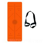 新款 可叠1.5mm超薄豪PU天然橡胶瑜伽垫土垫专业携吸汗折防滑旅行