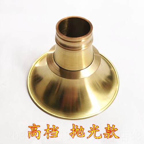 新款民间铜唢呐1碗 手工小唢呐乐碗器黄铜老式口0cmD调小喇叭不定