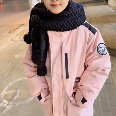 儿童羽绒服男童中长款