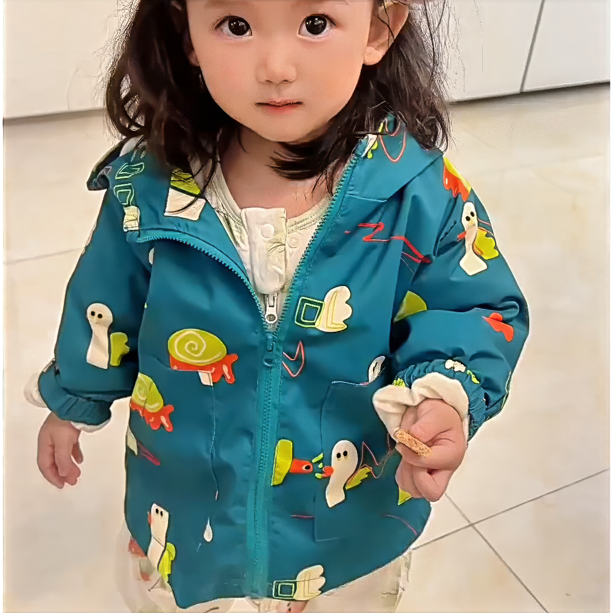 儿童冲锋衣两件套柔软舒适