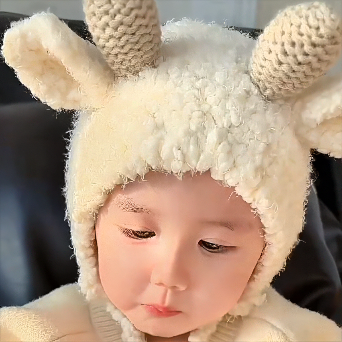 婴儿帽子春秋款防风护耳帽