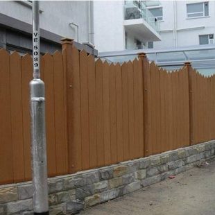 塑木栅栏 围栏 栏杆 扶手户外护栏 别墅庭院 花园露台 观景台围栏