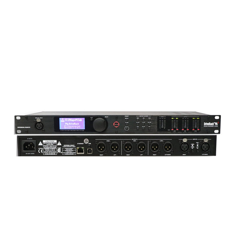PA2音频处理器 KTV舞台效果器扬声器管理系统音频处理器效果器