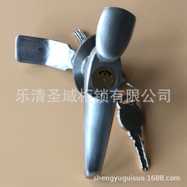 MS308-3不锈钢门锁 304不锈钢把手锁 不锈钢月牙锁芯执手锁柜锁