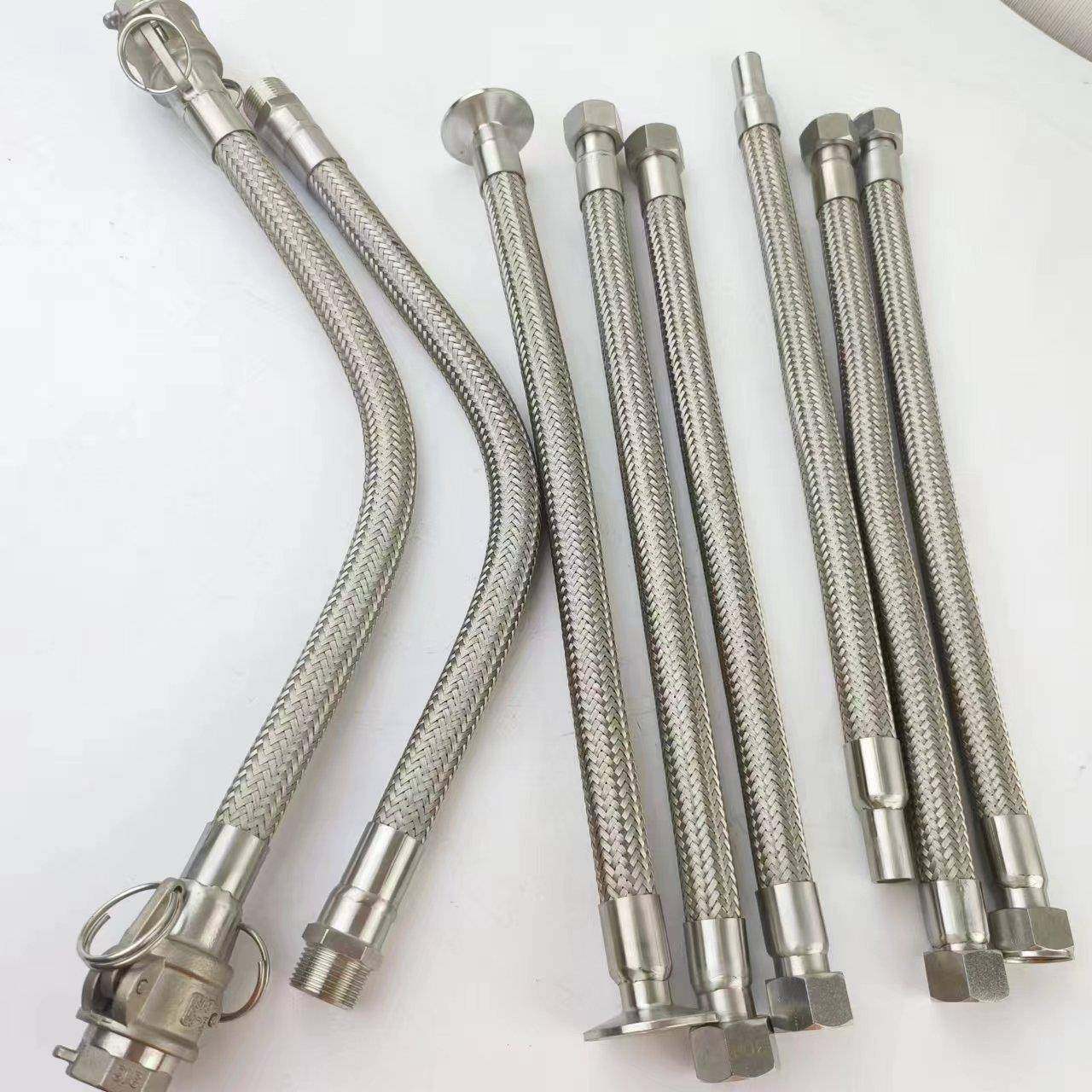 34不锈钢波纹管高温高压钢定制0丝编织波纹管4分耐6分属1寸工业金