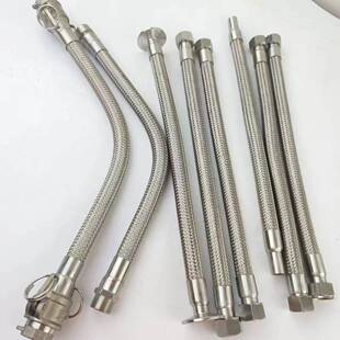 34不锈钢波纹管高温高压钢定制0丝编织波纹管4分耐6分属1寸工业金