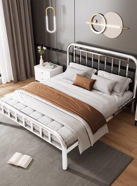 加304不锈钢锈床架1.2防/1.8米卧室环保单厚INW双人床