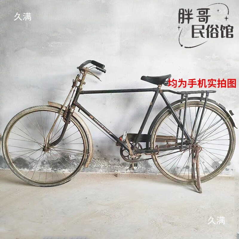 影视装饰老式自行车摆件
