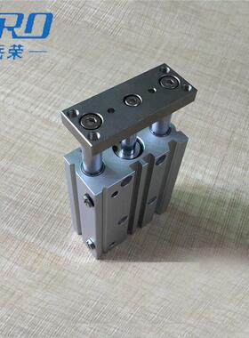 岳荣带导杆气缸MGPM631-10-20-3WVQ0三杆三G轴气缸MPL6340-50-7-5