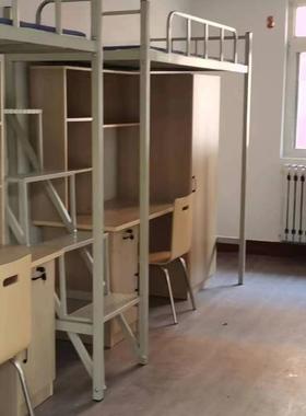 5SHG0方双人大楼公寓寓床学生员工宿舍公床上床下梯桌宽铁艺床定