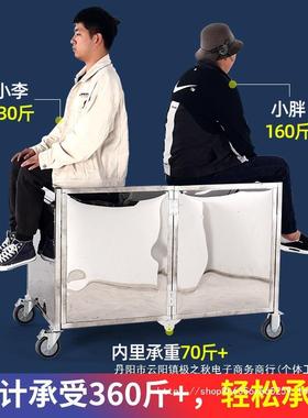 网摆红折叠车流动车摊车YXU地摊车推车新款移动地摊货架不锈手钢