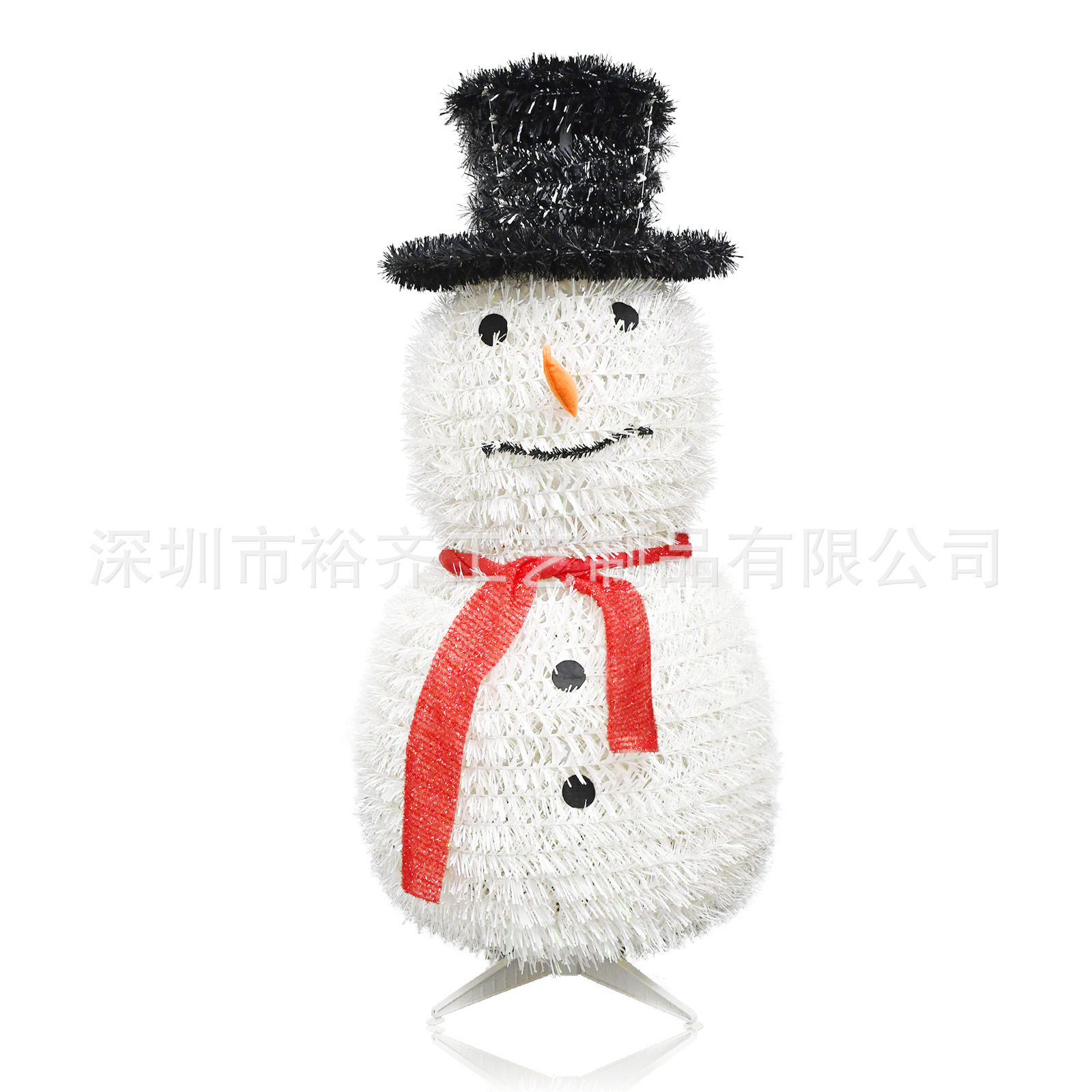 裕齐新品圣诞雪人娃娃老人创意摆件商场橱窗场景布置圣诞节庆装饰