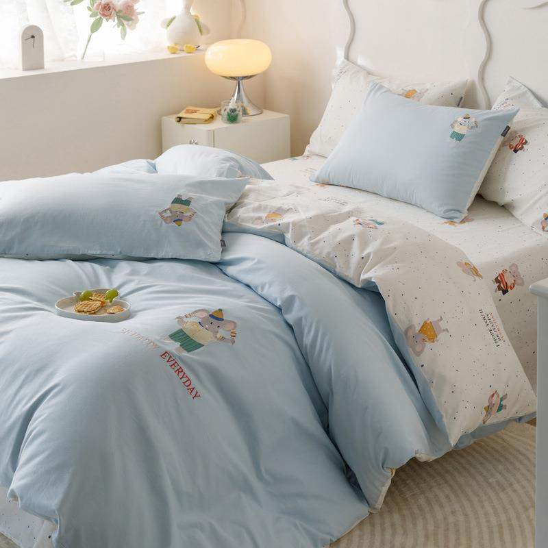 新萌UFL趣风全棉印清花刺加花四件套纯棉儿童卡通绣绣床上三件套,鲜花速递/花卉仿真/绿植园艺,其它园艺用品,淘宝优惠券,粉丝福利购,淘宝优惠卷