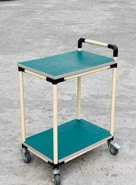 车间防作小静电物料周转推UUK车精益复合管货架水线分拣移动流工