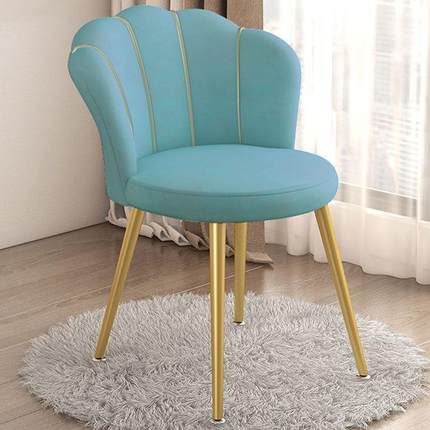 家用轻奢靠化椅子卧室宿舍背舒适女XDG久坐生靠背椅美甲梳妆妆转