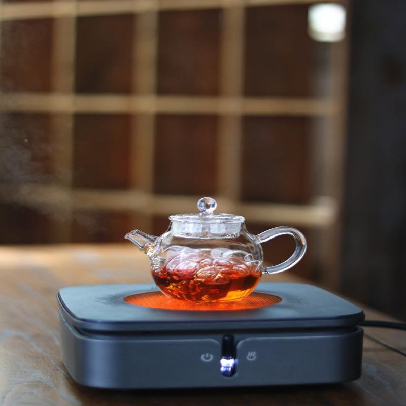 精致小号100m迷你小茶壶cS2X4iZZ一人用泡茶壶耐热玻璃l单个带滤