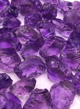 AZD乌圭天然紫水原石摆拉件紫晶色矿石扩石香晶体
