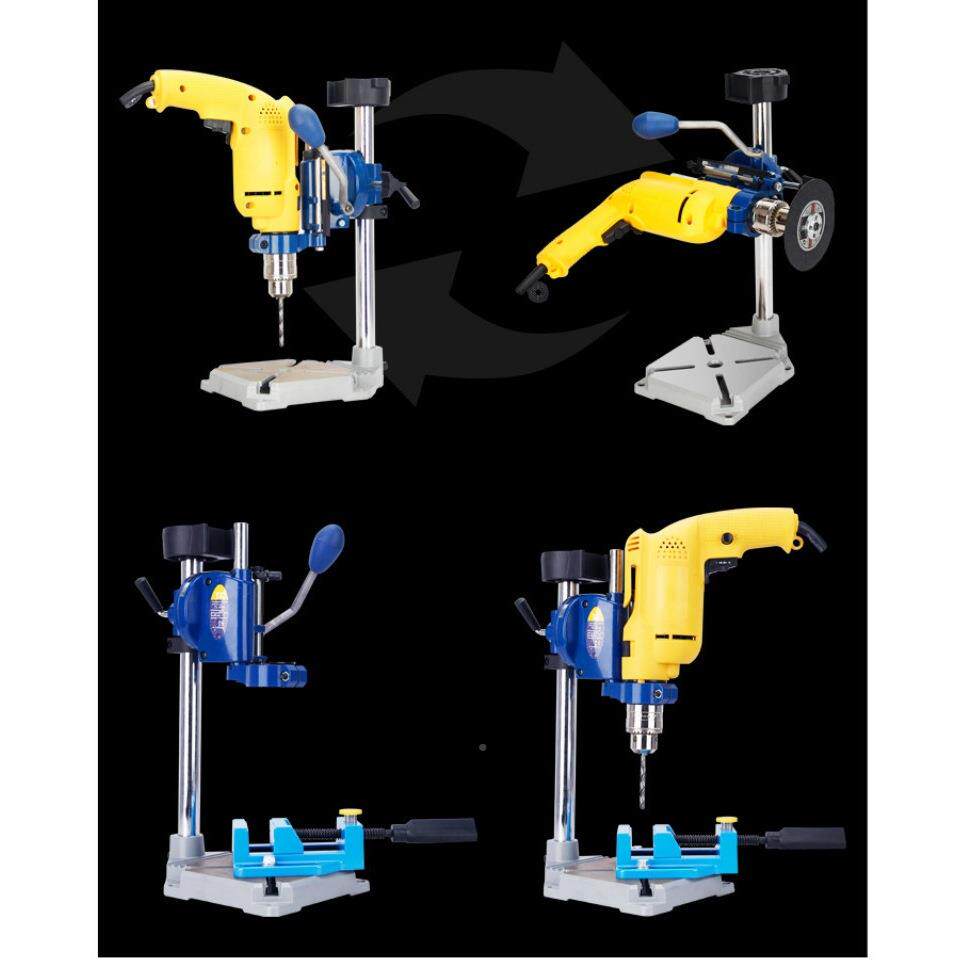 开能孔万孔用多功电钻钻支架电钻变台钻手电微型台钻木942工钻工