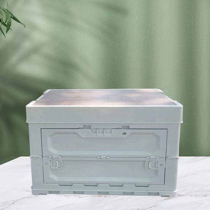 加木厚户露营多能折叠收纳整理箱家外用盖车载后备箱储物置001功