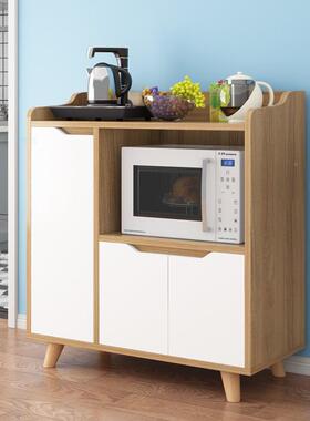 实餐边柜餐厅微CDE波小炉柜子厨房木储物柜茶客厅水柜家用电器烤