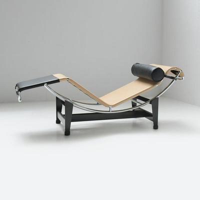 YOY柯西耶lc师4躺椅午休布设计沙发椅中古风古办公室阳复台懒人椅