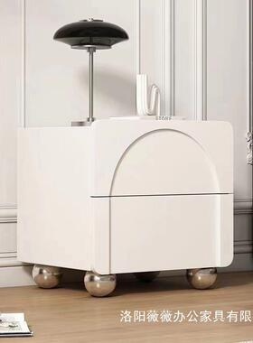 免~床头柜安装新家中HFD式卧室用吸塑床边柜现代简床头约柜收纳储