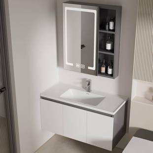 蜂窝铝超窄小室柜浴组合洗手台洗漱盆35cm宽长脸卫生间洗池773阳