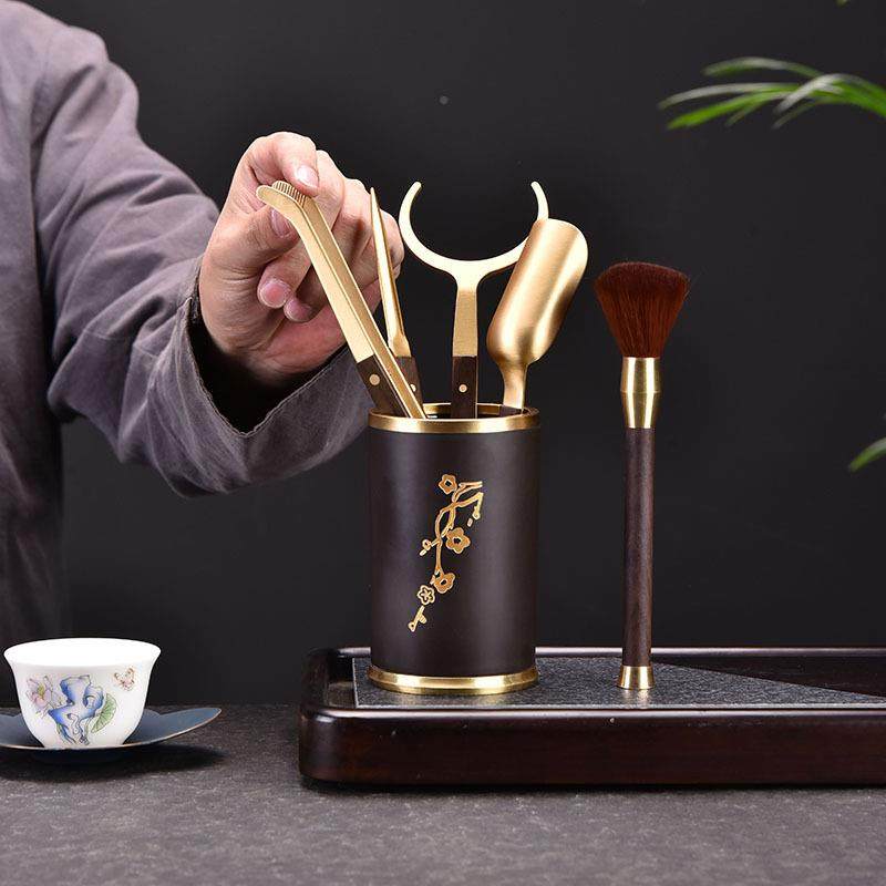 大电茶道六木君子茶具配件夹套装LJZ24022茶艺泡茶工具全茶筒茶茶,餐饮具,整套茶具,淘宝优惠券,粉丝福利购,淘宝优惠卷