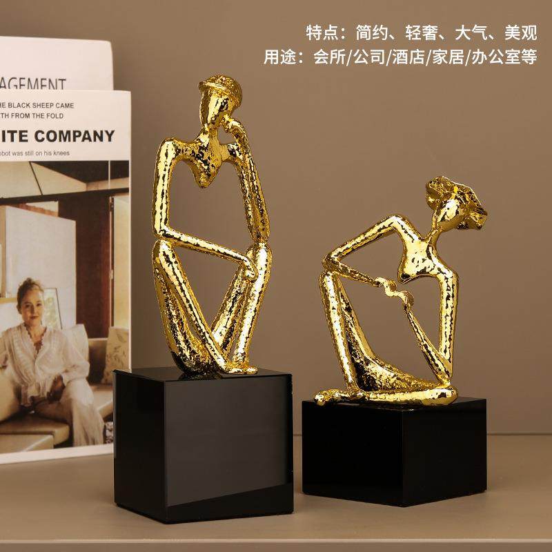 轻居奢复古件人物造型摆创意家办公室品玄关桌面装饰纪念品BJ-036,家居饰品,装饰摆件,淘宝优惠券,粉丝福利购,淘宝优惠卷