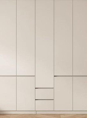 2025柜新款轻奢到顶60c卧m深度实木欧松大衣家板用室现QLN代简约