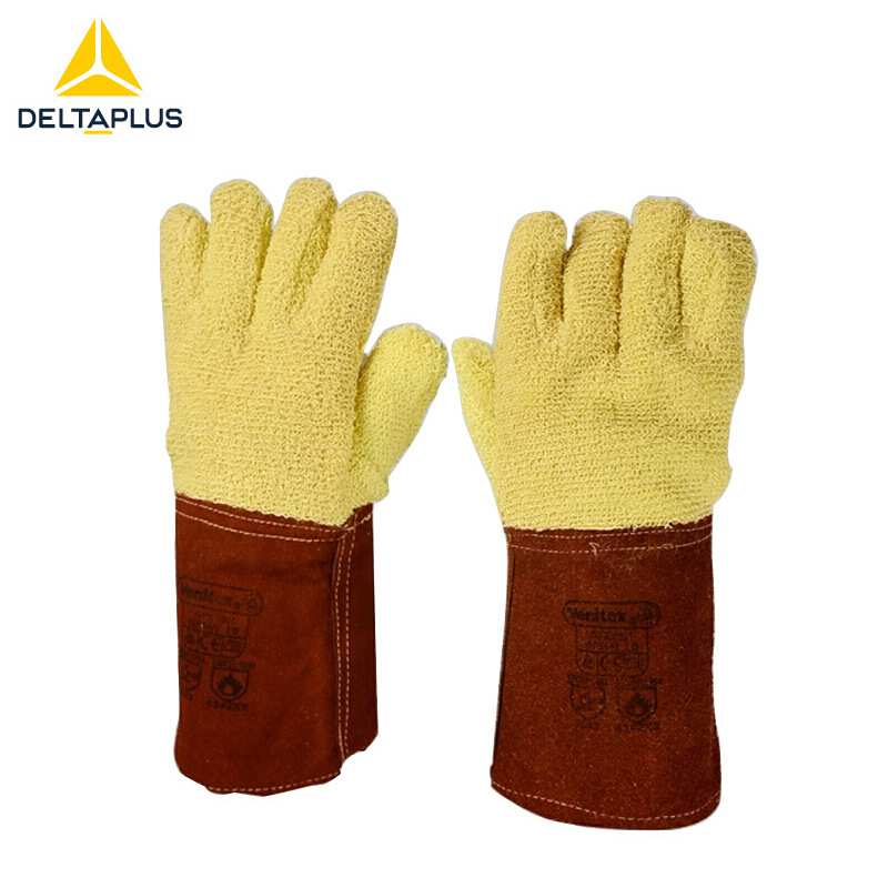 DELTAPLUS/代尔塔203007-10 芳纶毛圈布高温防切割手套耐磨耐高温