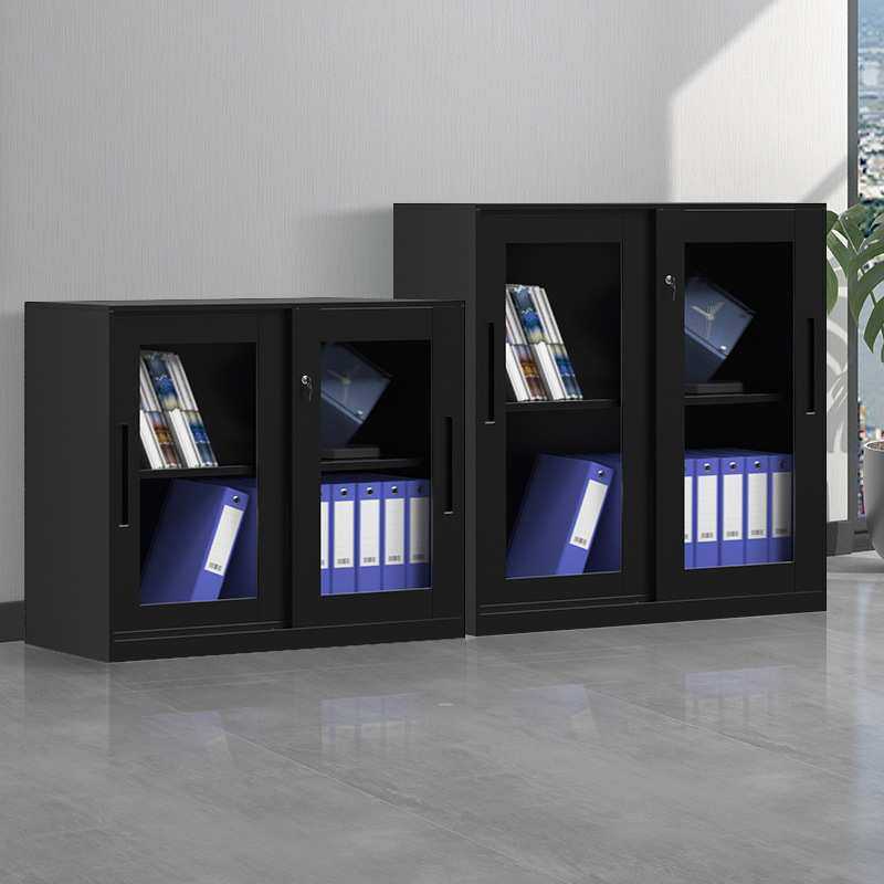 办公室铁皮柜推拉移门小型文件柜矮柜资料柜打印机柜档案隔断边柜,3C数码配件,摄像机配件,淘宝优惠券,粉丝福利购,淘宝优惠卷