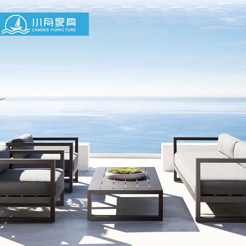 铝合金户外沙发茶几座椅坐凳组合庭院子阳光房沙发露天室外家具