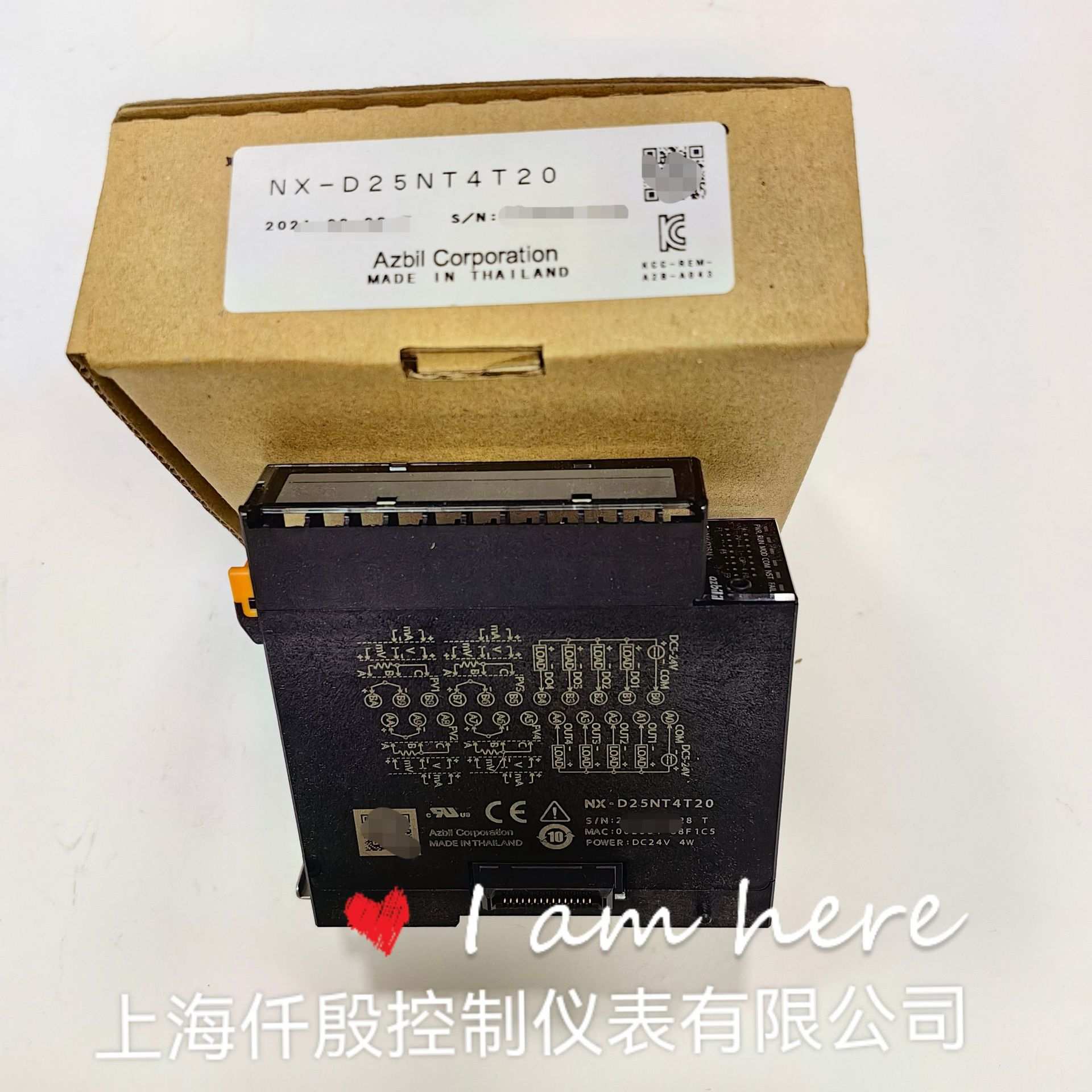 温控模块NX-D25NT4T20 Azbil阿自倍尔模组式4通道调节器