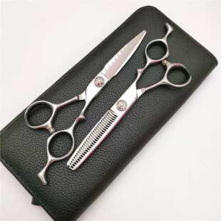 VG10美发剪刀 3D斜齿 锋利齿牙剪 不卡齿牙剪 发型师剪刀 剪刀厂