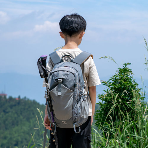 户外儿童徒步登山小背包轻量化小学生出游旅游双肩包轻便防水20升
