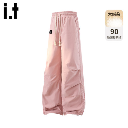 it :5cm/FIVECM保暖90白鸭绒羽绒裤男女款2025冬季加厚防寒休闲裤