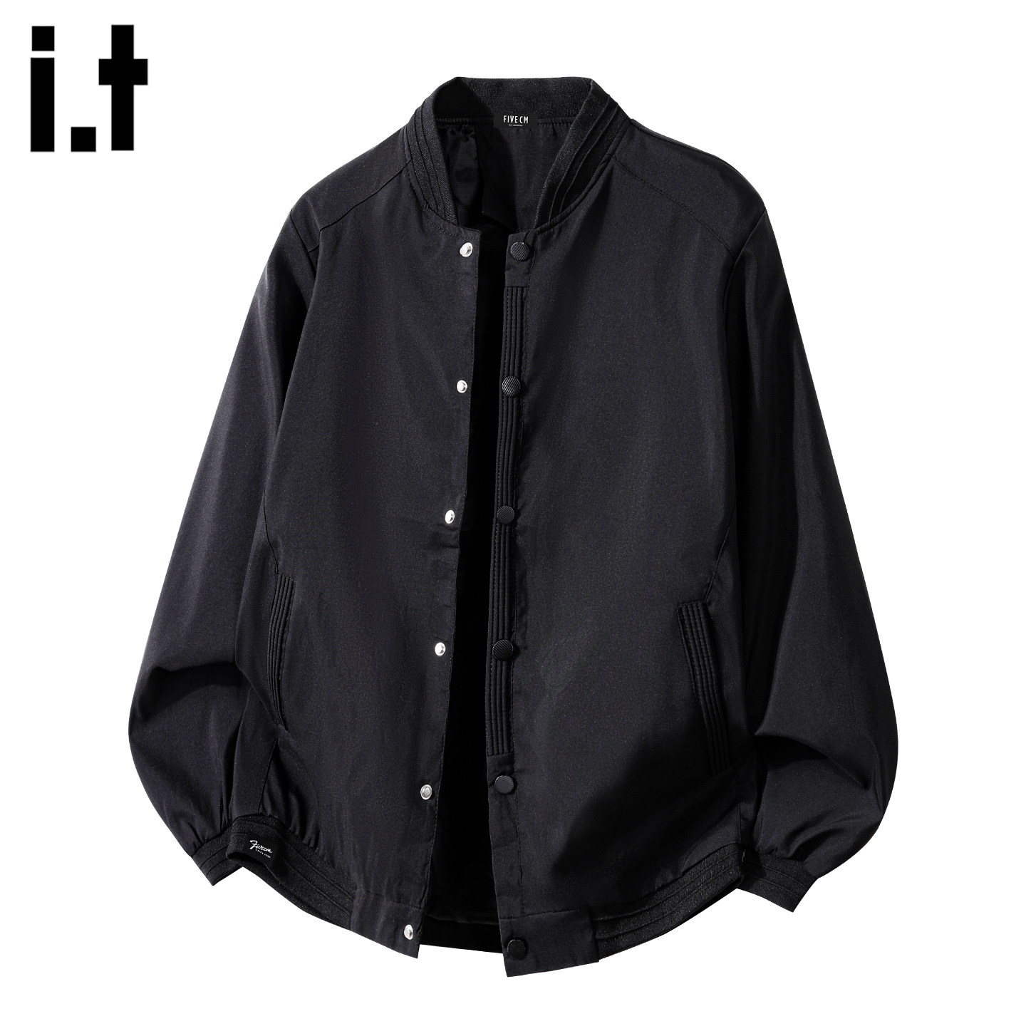 it：fivecm宽松大码男士衬衫外套春秋季高级感男装休闲夹克衬衣男