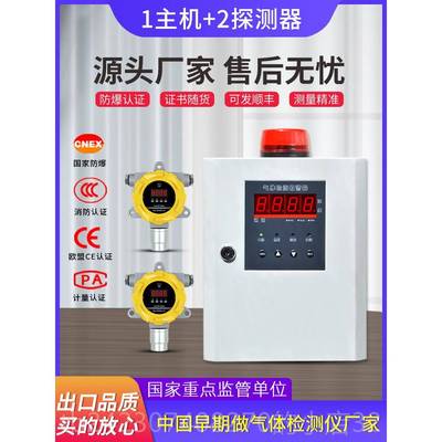 正品可燃气体测报警油漆工业商漏用天然气器液化气锅炉探房泄检测