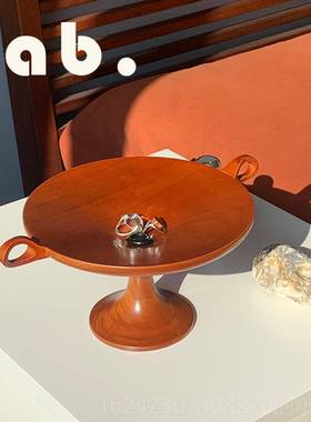 正品labology｜erdo耳朵托盘耳樱桃木双果盘物木创意家居质置中古