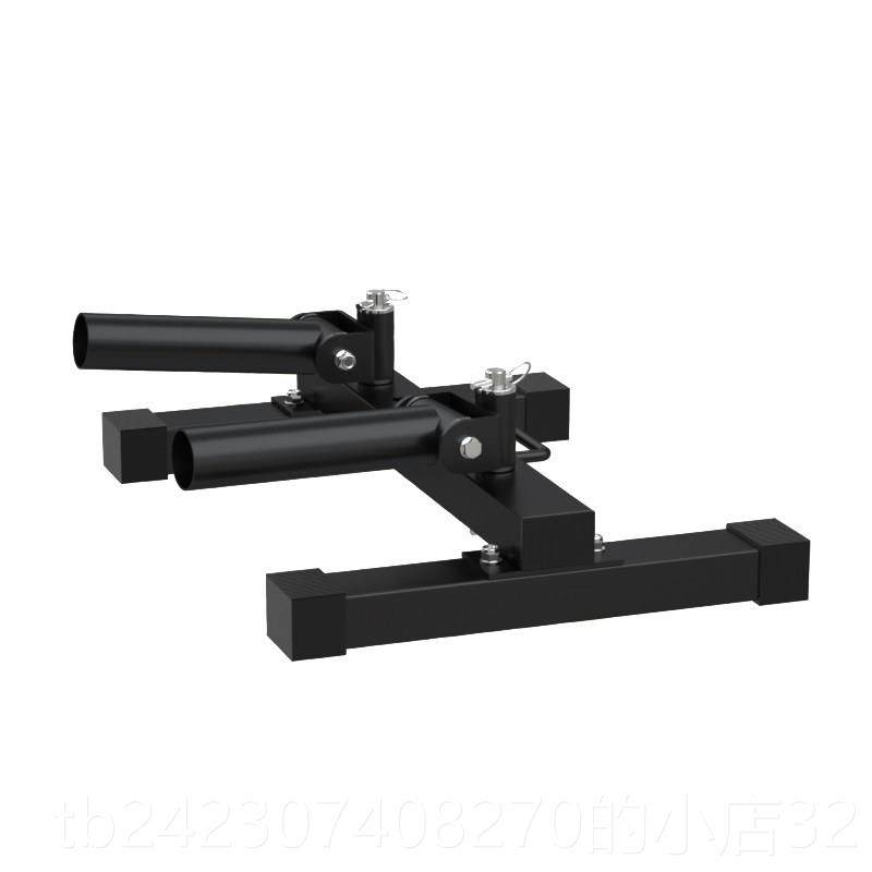 正品杠器铃炮筒架t杠划船心力量炮台练杠铃炮筒炮核架训健身地雷