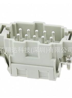 HDC-HE-010-MS T2040103101 SIBAS西霸士TE泰科 10芯弹片压接公芯