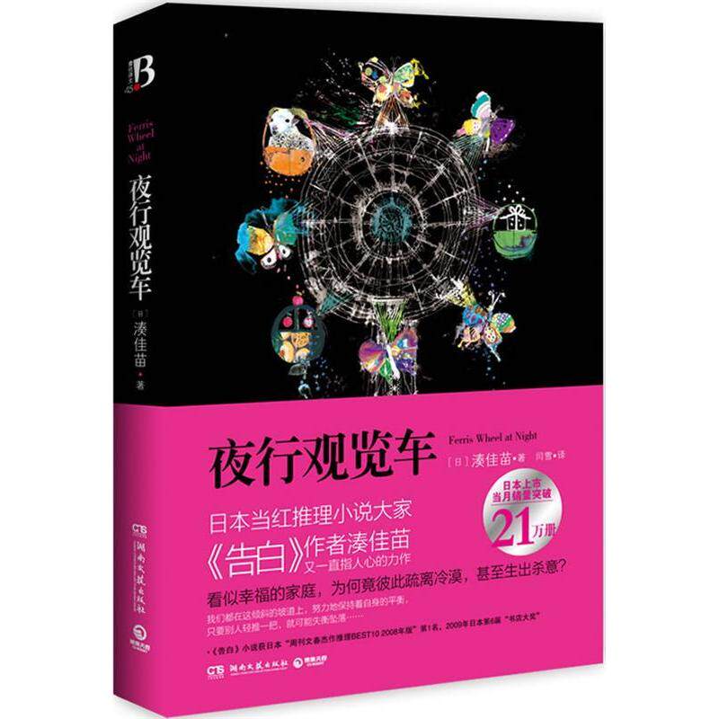 正版图书 夜行观览车 湊佳苗 湖南文艺出版社