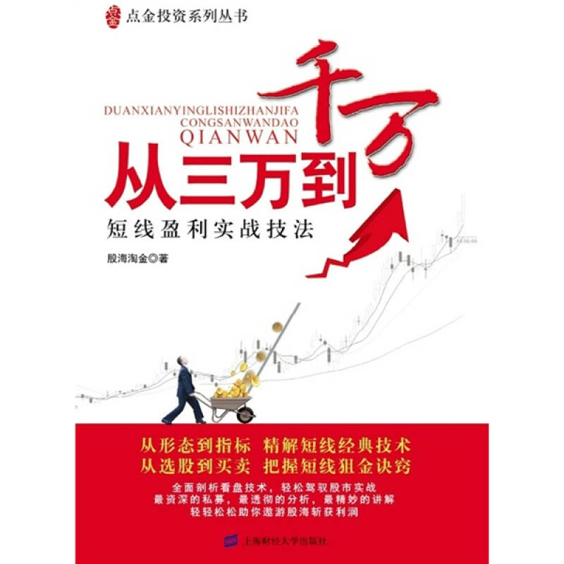正版图书 从三万到千万——短线盈利实战技法 股海淘金 著 上海财经大学出版社