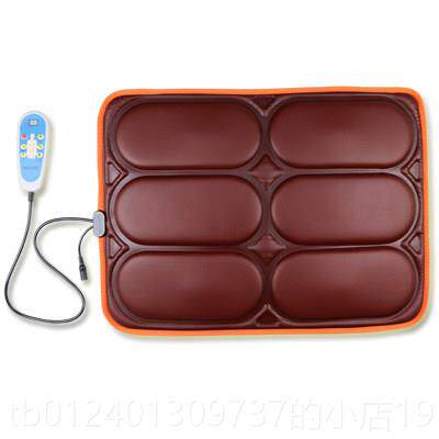 高档汽车摩坐垫载臀按部按摩器屁股加电动震动按摩椅垫家用送老热