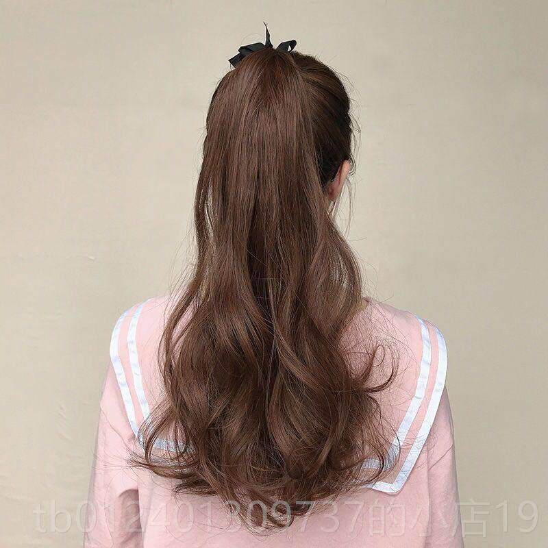 高档花真正中的头发马尾假发的妇女大波浪等长度的梨卷发，短40全